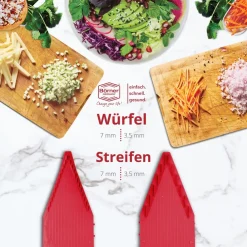 Börner Gemüsehobel V5 Powerline Profi Set Gurkenhobel Krauthobel Pommesschneider Gemüseschneider Obstreibe vegan Grün Sale