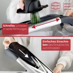 V6 ExclusiveLine Gemüsehobel aus Edelstahl | Reibe ^ Börner Sale