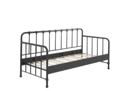 BRONXX Daybett mit Liegefläche 90 x 200 cm Schwarz matt ^ vipack Online
