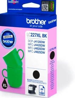 Tintenpatrone LC-227XLBK Schwarz (ca. 1200 Seiten) ^ Brother Online