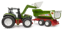 Bruder 03452 ROADMAX Traktor mit Frontlader und Kippanhänger Outlet