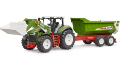 Bruder 03452 ROADMAX Traktor mit Frontlader und Kippanhänger Outlet