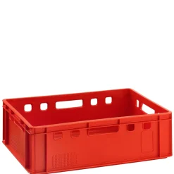 BURI Eurofleischkiste Verschiedene Größen   / / Rot Clearance
