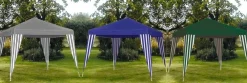 Gartenpavillon 3 x 3 m verschiedene Farben ^ BURI Hot