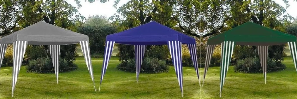Gartenpavillon 3 x 3 m verschiedene Farben ^ BURI Hot