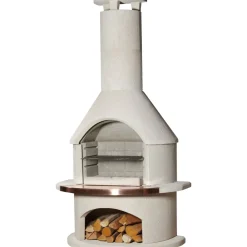 buschbeck Rondo Gartengrillkamin weiß New