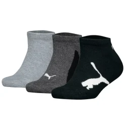 PUMA BWT Sneaker 3P Unisex Socken Schwarz/Grau Discount