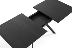 byLIVING Esstisch BREMEN, Breite 160 cm, mit Auszug 200 cm, schwarz Clearance
