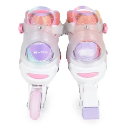 Byox Inliner Dizzy pink Glitzer PU-Räder Stoßdämpfer ABEC-5-Lager verstellbar M (Gr. 34-38) Sale