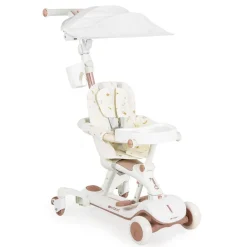 Byox Kinderroller Cornet 6 in 1 Multifunktionsroller Rutscher Musik Becherhalter weiß grün Discount
