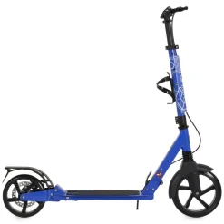 Kinderroller Enigma PU-Räder klappbar Ständer Getränkehalter Handbremse blau ^ Byox Online