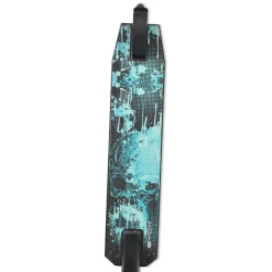 Byox Kinderroller Shock Aluminium PU Räder, ABEC-9, Hinterradbremse, Stoßdämpfer blau rot New