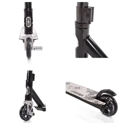 Kinderroller Stunter Aluminium PU Räder ABEC-9 Lenker 360° drehbar Bremse ^ Byox Discount