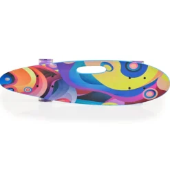 Byox Skateboard 26 Zoll mit Griff PU-Leuchträder ABEC-7 Aluminium 100 kg LED lila Hot
