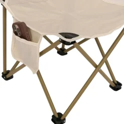 MCW Campingset -N50, Tisch 2x Stuhl Klappstuhl Anglerstuhl faltbar, Metall ~ weiß Best