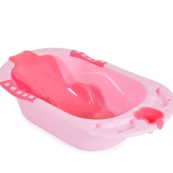 Cangaroo Babybadewanne Larissa 89 cm, herausnehmbarer Badesitz, Wasseraf rosa blau Discount