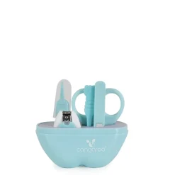 Baby Maniküre-Set Apfel Nagelschere, Nagelknipser, Nagelfeile Pinzetten ^ Cangaroo New