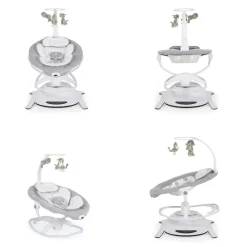 Babywippe La Scala elektrisch Schaukelfunktion Vibration Fernbedienung grün ^ Cangaroo Clearance