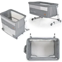 Beistellbett 2 in 1 Day´n Night verstellbar Matratze Laufstall Babybett ^ Cangaroo Outlet