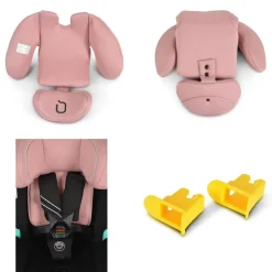 Cangaroo i-Size Kindersitz Quill (40-150cm) Gruppe 0/1/2/3, Isofix, 360° drehbar rosa Online