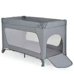 Cangaroo Reiselaufstall One Touch Räder Seiteneingang Matratze klappbar Tasche grau Online