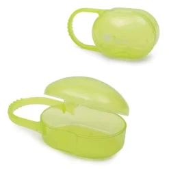 Moni Cangaroo Schnullerbehälter P1139, Schnullerbox grün, PP mit Henkel ab Geburt Hellgrün Discount