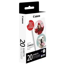 Zoemini ZINK Circle Sticker ZP-2030-2C-20 ^ Canon