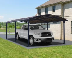 PALRAM Canopia Arcadia Carport aus Aluminium 3,6 x 6,5 m grau Clearance