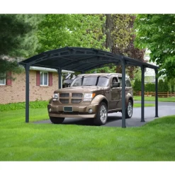 PALRAM Canopia Arcadia Carport aus Aluminium 3,6 x 5 m grau Best