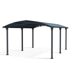 PALRAM Canopia Arcadia Carport aus Aluminium 3,6 x 5 m grau Best