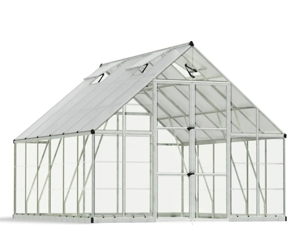 PALRAM Canopia Balance 3,04x3,66m Gewächshaus, silber Hot