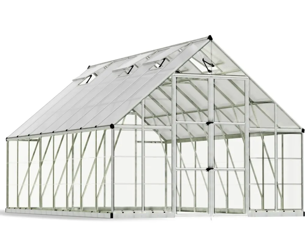 PALRAM Canopia Balance 3,04x4,84m Gewächshaus, silber Outlet