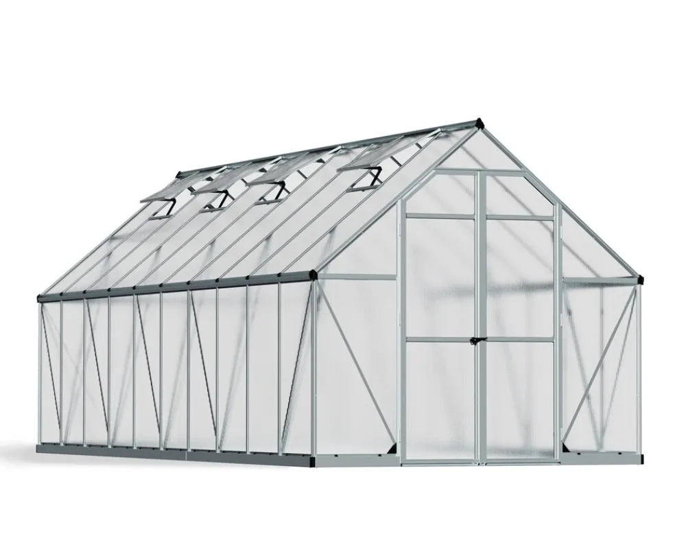 Canopia Essence 6.1x2.5 Gewächshaus, silber ^ PALRAM Discount