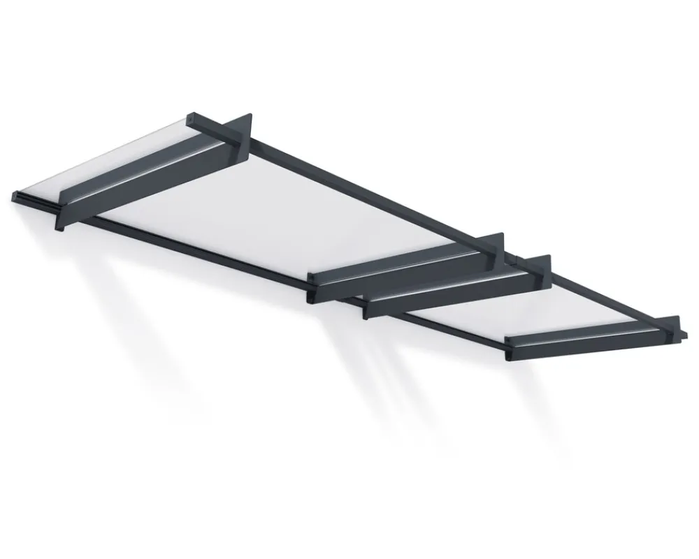 PALRAM Canopia Nancy 3x0.9 Vordach, anthrazit, klar Discount