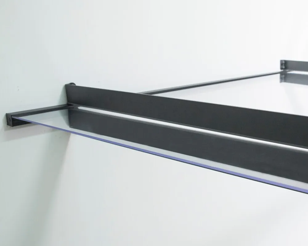 PALRAM Canopia Nancy 3x0.9 Vordach, anthrazit, klar Discount