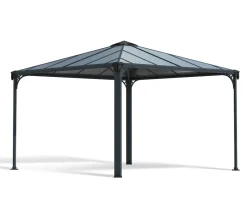 PALRAM Canopia Palermo Aluminium-Pavillon 3,6 x 3,6 m Grau Best