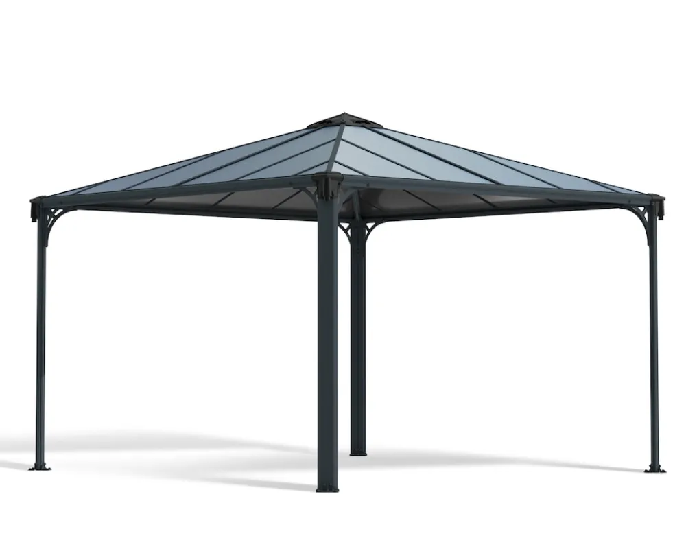 PALRAM Canopia Palermo Aluminium-Pavillon 3,6 x 3,6 m Grau Best