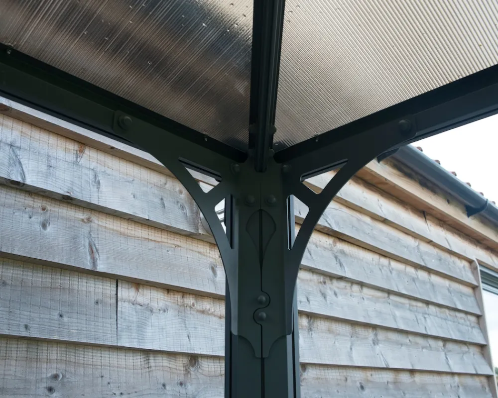 PALRAM Canopia Palermo Aluminium-Pavillon 3,6 x 3,6 m Grau Best