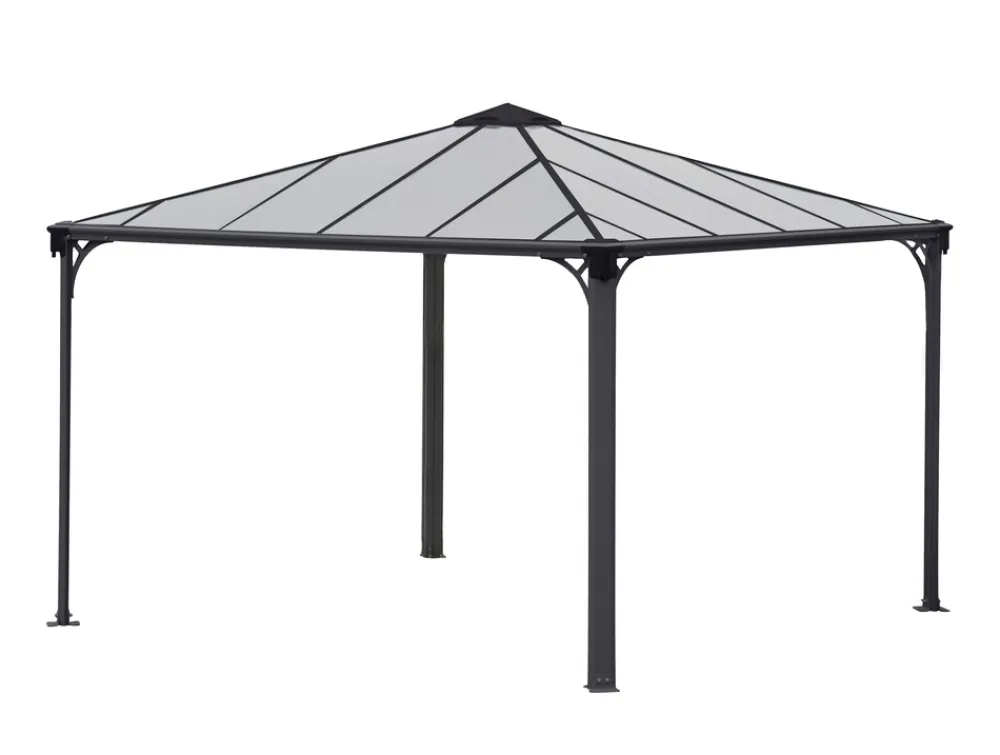 PALRAM Canopia Palermo Aluminium-Pavillon 3,6 x 3,6 m Grau Best