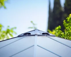 Canopia Palermo Aluminium-Pavillon 3X3 m Grau ^ PALRAM