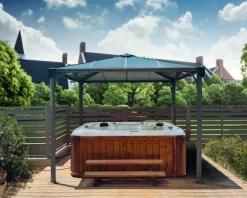 Canopia Palermo Aluminium-Pavillon 3X3 m Grau ^ PALRAM