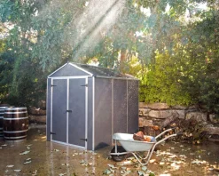 PALRAM Canopia Rubicon Gerätehaus, anthrazit  229x185x217 in cm Outlet