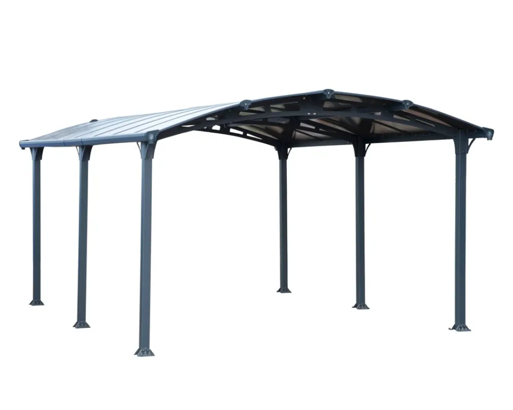 PALRAM Canopia Tucson Aluminium-Pavillon 3,6 x 5 m grau Hot