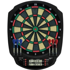 ELEKTRONIK DARTBOARD TOLEDO 301, 3-LOCH-ABSTAND ^ Carromco Hot