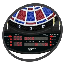Carromco ELEKTRONIK DARTBOARD STRIKER-401, MIT ADAPTER, 2-LOCH ABSTAND Clearance