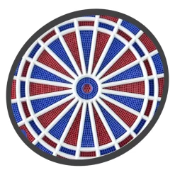 Carromco ELEKTRONIK DARTBOARD STRIKER-401, MIT ADAPTER, 2-LOCH ABSTAND Clearance