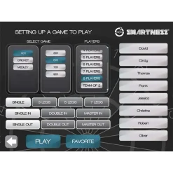 Turbo Charger 4.0 Smart Connect Dartboard ^ Carromco