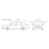 Halbgarage Gr.XL dunkelblau ^ Cartrend Hot