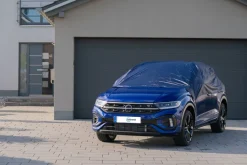 Halbgarage Gr.XL dunkelblau ^ Cartrend Hot