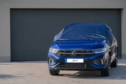 Halbgarage Gr.XL dunkelblau ^ Cartrend Hot